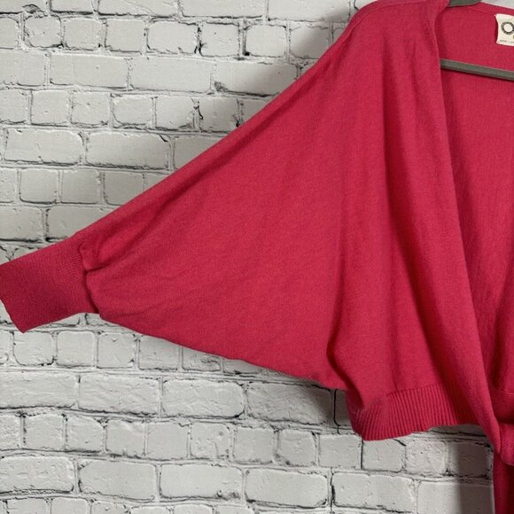 Anthropologie Akemi + Kin Dolman Cardigan Sweater Tie Front Pink Women One Size - Picture 3 of 7